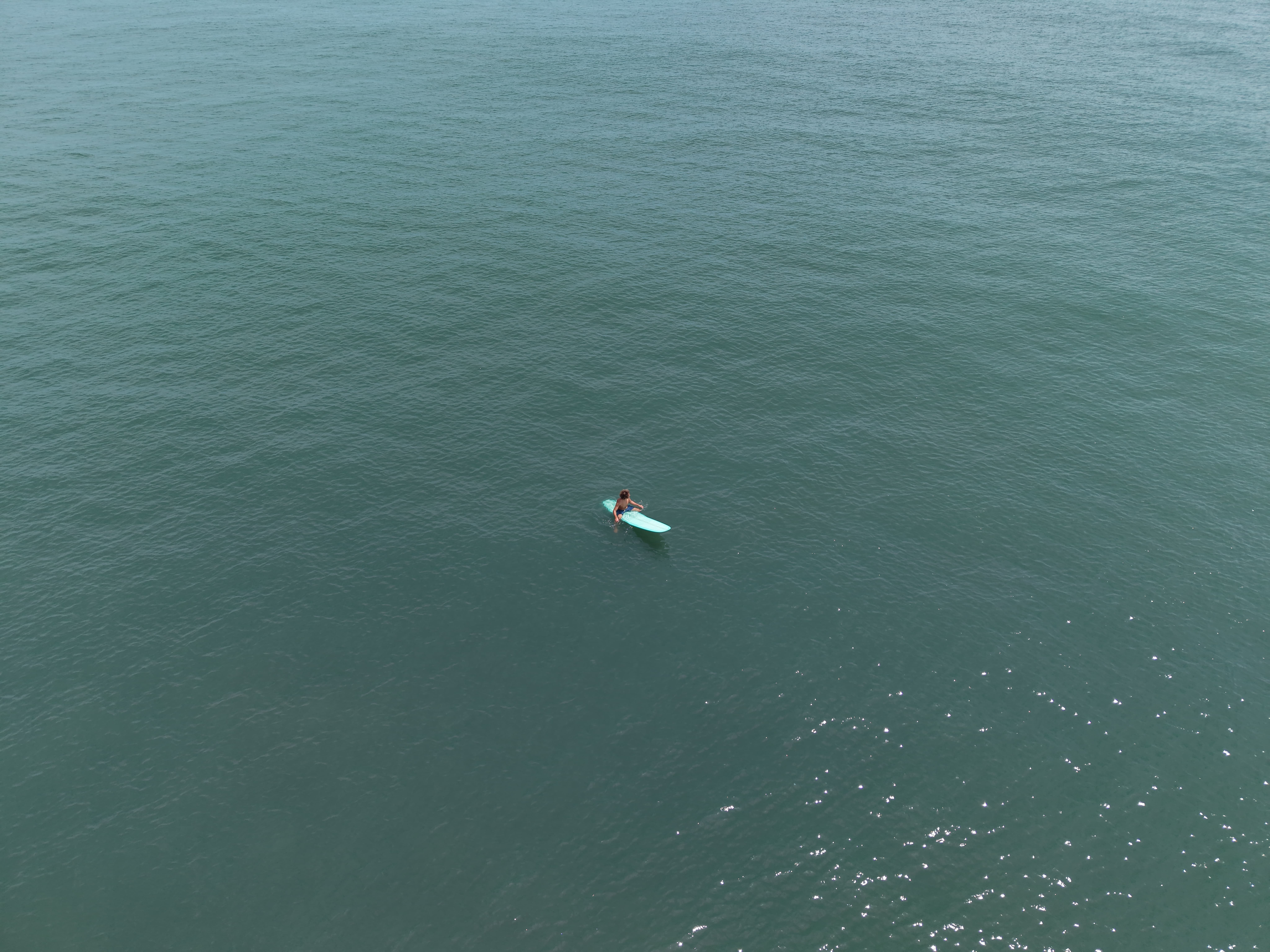 Drone shot of Sandbridge Beach, Virginia Beach